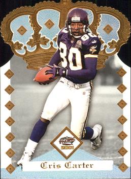 2001 Pacific - Gold Crown Die Cuts #15 Cris Carter Front