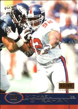 2001 Pacific - Hobby LTD #286 Michael Strahan Front