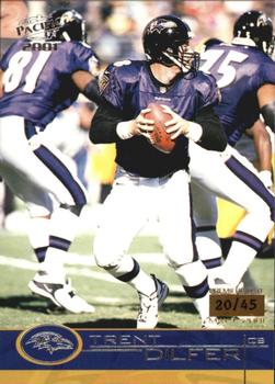 2001 Pacific - Premiere Date #32 Trent Dilfer Front