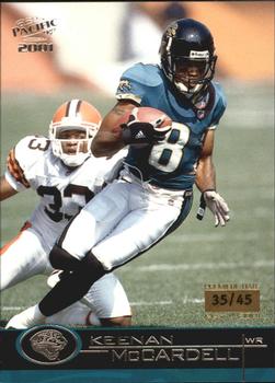 2001 Pacific - Premiere Date #196 Keenan McCardell Front