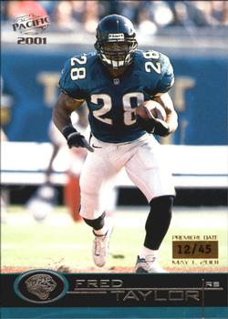 2001 Pacific - Premiere Date #201 Fred Taylor Front