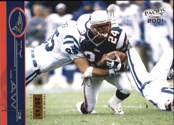 2001 Pacific - Premiere Date #255 Ty Law Front