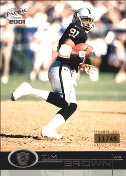 2001 Pacific - Premiere Date #305 Tim Brown Front