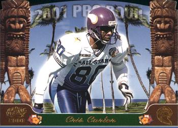 2001 Pacific - Pro Bowl Die Cuts #9 Cris Carter Front