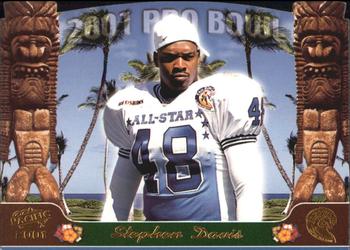2001 Pacific - Pro Bowl Die Cuts #20 Stephen Davis Front