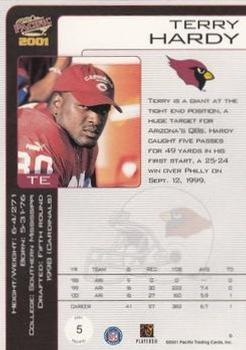 2001 Pacific - Retail LTD #5 Terry Hardy Back