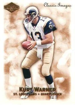 2001 Pacific Canvas Impressions - Classic Images #10 Kurt Warner Front
