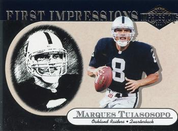 2001 Pacific Canvas Impressions - First Impressions #15 Marques Tuiasosopo Front