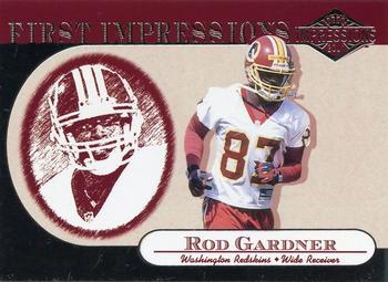 2001 Pacific Canvas Impressions - First Impressions #19 Rod Gardner Front