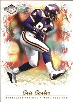 2001 Pacific Canvas Impressions - Hobby Red Backs #73 Cris Carter Front