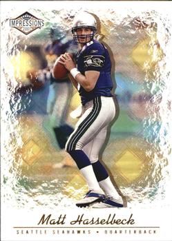 2001 Pacific Canvas Impressions - Hobby Red Backs #127 Matt Hasselbeck Front