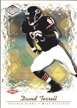 2001 Pacific Canvas Impressions - Hobby Red Backs #160 David Terrell Front
