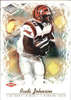 2001 Pacific Canvas Impressions - Hobby Red Backs #164 Rudi Johnson Front