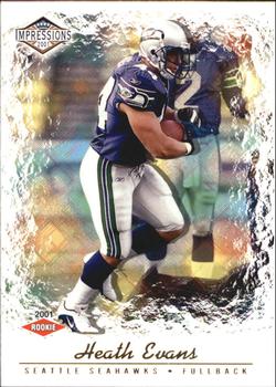 2001 Pacific Canvas Impressions - Hobby Red Backs #209 Heath Evans Front