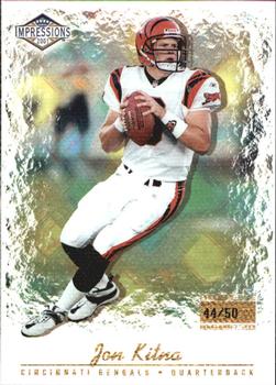 2001 Pacific Canvas Impressions - Premiere Date #29 Jon Kitna Front