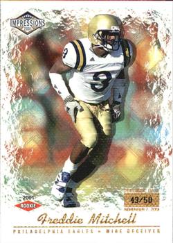 2001 Pacific Canvas Impressions - Premiere Date #196 Freddie Mitchell Front