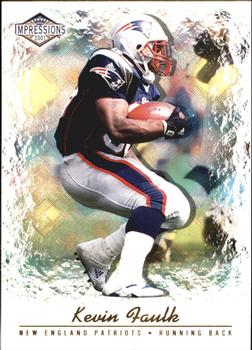 2001 Pacific Canvas Impressions - Retail #78 Kevin Faulk Front