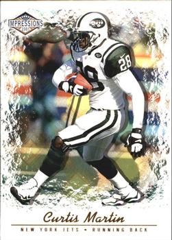 2001 Pacific Canvas Impressions - Retail #94 Curtis Martin Front
