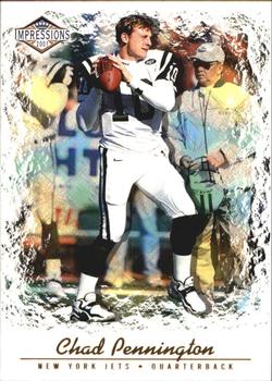 2001 Pacific Canvas Impressions - Retail #95 Chad Pennington Front