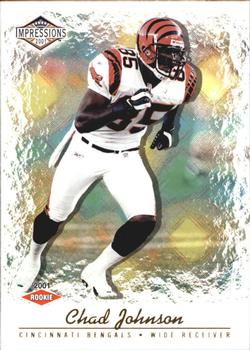 2001 Pacific Canvas Impressions - Retail #163 Chad Johnson Front