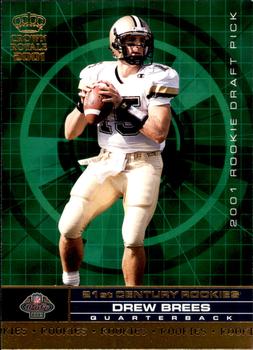 2001 Pacific Crown Royale - 21st Century Rookies #4 Drew Brees Front