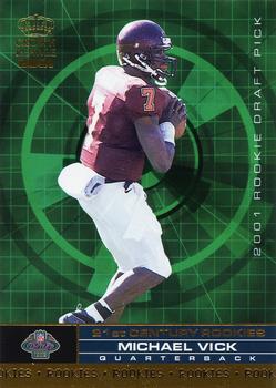 2001 Pacific Crown Royale - 21st Century Rookies #23 Michael Vick Front