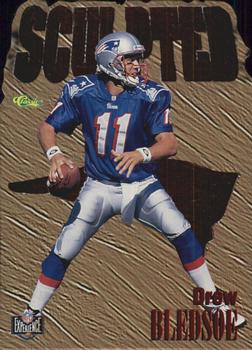 1996 Classic NFL Experience - Sculpted #S14 Drew Bledsoe Front