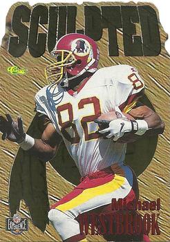 1996 Classic NFL Experience - Sculpted #S20 Michael Westbrook Front
