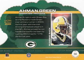 2001 Pacific Crown Royale - Limited Series #56 Ahman Green Back