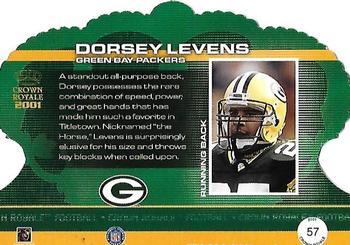 2001 Pacific Crown Royale - Limited Series #57 Dorsey Levens Back