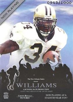 2001 Pacific Crown Royale - Now Playing #12 Ricky Williams Front