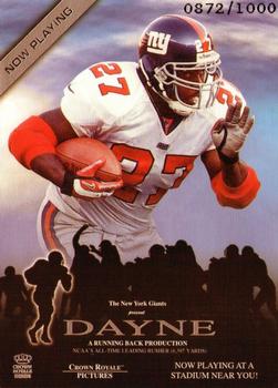 2001 Pacific Crown Royale - Now Playing #13 Ron Dayne Front