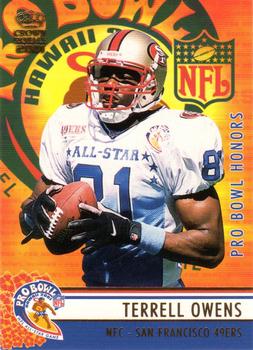 2001 Pacific Crown Royale - Pro Bowl Honors #18 Terrell Owens Front