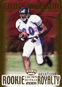 2001 Pacific Crown Royale - Rookie Royalty #7 Chad Johnson Front