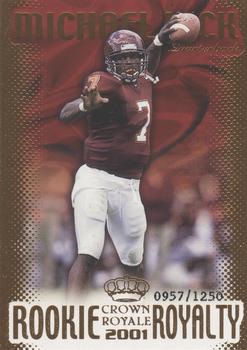 2001 Pacific Crown Royale - Rookie Royalty #18 Michael Vick Front