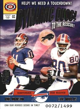 2001 Pacific Dynagon - Dynamic Duos #3 Rob Johnson / Eric Moulds Front