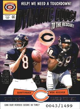 2001 Pacific Dynagon - Dynamic Duos #4 Cade McNown / Marcus Robinson Front
