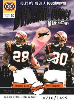 2001 Pacific Dynagon - Dynamic Duos #5 Corey Dillon / Peter Warrick Front