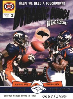 2001 Pacific Dynagon - Dynamic Duos #7 Mike Anderson / Terrell Davis Front