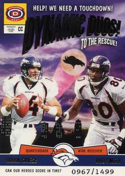 2001 Pacific Dynagon - Dynamic Duos #8 Brian Griese / Rod Smith Front