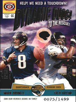 2001 Pacific Dynagon - Dynamic Duos #11 Mark Brunell / Fred Taylor Front