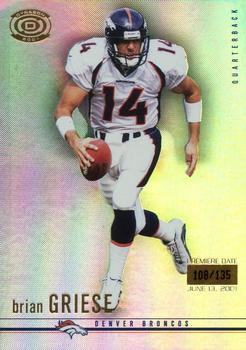 2001 Pacific Dynagon - Premiere Date #29 Brian Griese Front