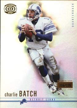 2001 Pacific Dynagon - Premiere Date #32 Charlie Batch Front