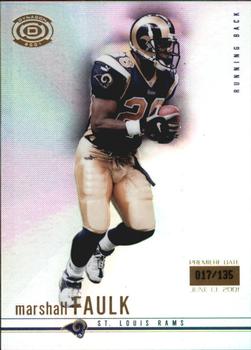 2001 Pacific Dynagon - Premiere Date #77 Marshall Faulk Front