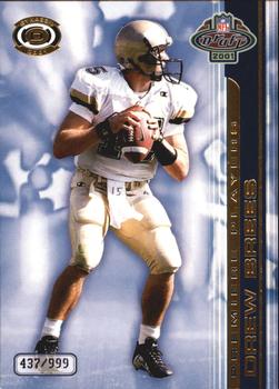 2001 Pacific Dynagon - Premiere Players #4 Drew Brees Front