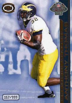 2001 Pacific Dynagon - Premiere Players #15 Anthony Thomas Front