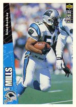 1996 Collector's Choice #111 Sam Mills Front