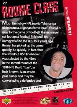 1996 Collector's Choice #27 Israel Ifeanyi Back