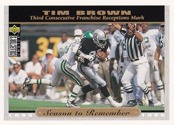 1996 Collector's Choice #70 Tim Brown Front