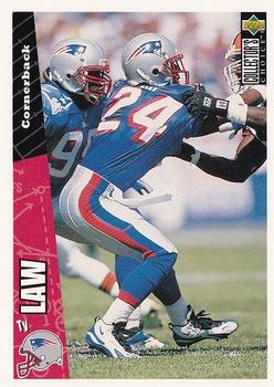 1996 Collector's Choice #245 Ty Law Front